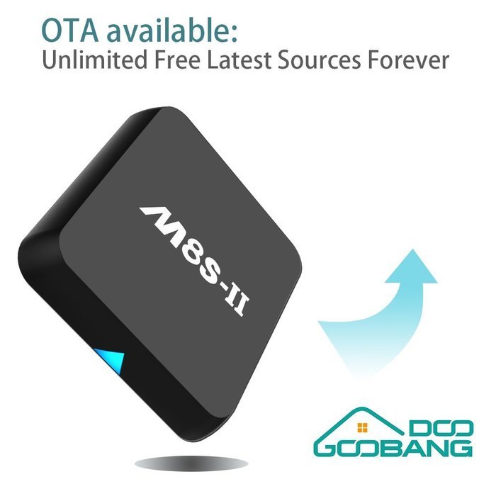 2017 Newest Model GooBang Doo M8S-II Android 5.1 TV Box with 1000M LAN 8GB ROM, Unique GooBang Doo Server(OTA)... N5