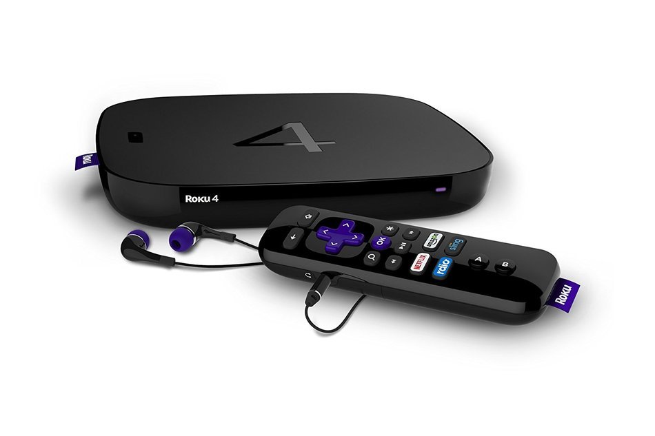 Roku 4 Ultimate Streaming Media Player 4K UHD (4400R) & SanDisk 16GB Micro SDHC Memory Card (Bundle)