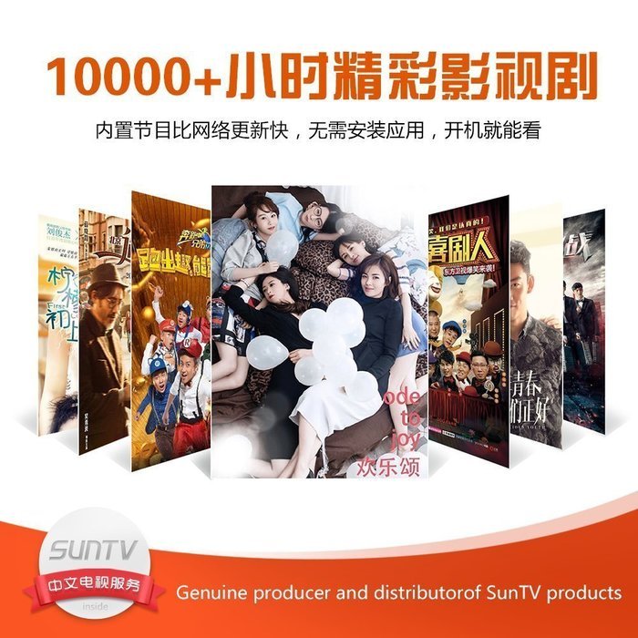 Upgraded Open Source SunTV HD New Model Box with 2-year Subscription of Licensed Chinese Live TV Programs, Quad... N8