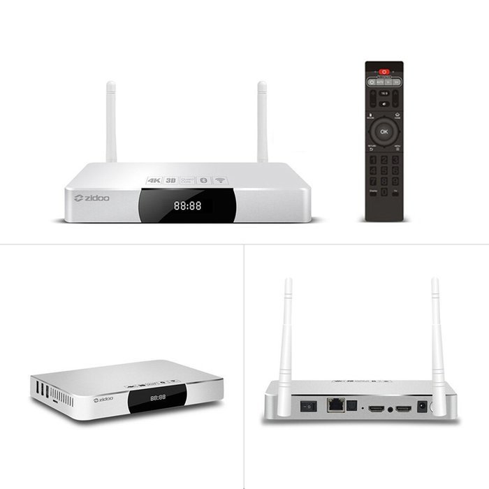 Android TV Box Zidoo&reg; X9 HDMI IN Recorder Quad Core 2G/8G Wifi Bluetooth 4K*2K H.265 UHD Picture in Picture USB...