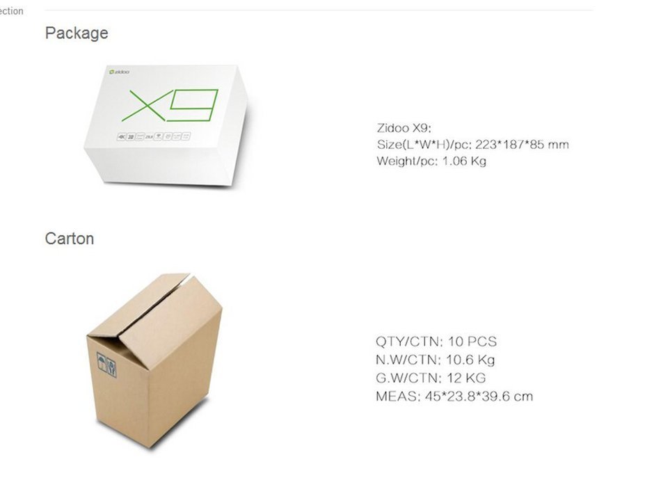 Android TV Box Zidoo&reg; X9 HDMI IN Recorder Quad Core 2G/8G Wifi Bluetooth 4K*2K H.265 UHD Picture in Picture USB... N8