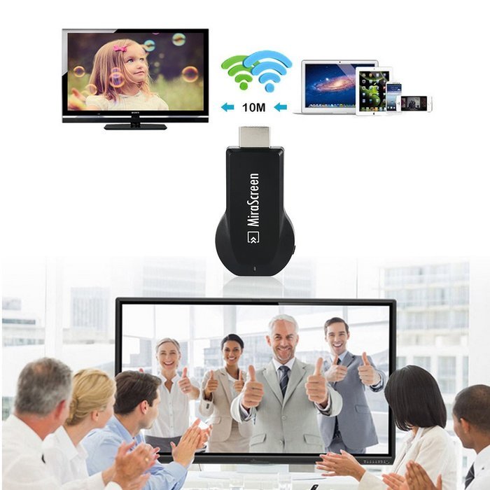 Leezo MiraScreen OTA TV Stick Dongle Wireless Streaming Media Player Wi-Fi Display Receiver DLNA Airplay Miracast... N4