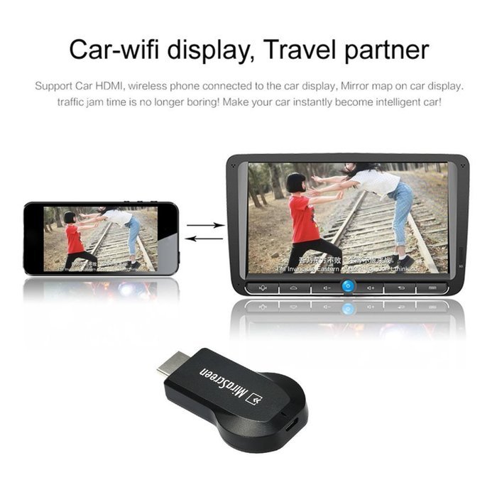 Leezo MiraScreen OTA TV Stick Dongle Wireless Streaming Media Player Wi-Fi Display Receiver DLNA Airplay Miracast... N6