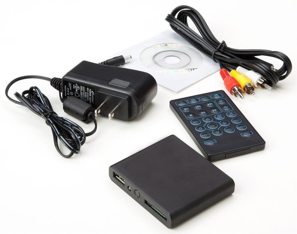 Displays2go HDMPBK01 Digital Signage Publisher, HD Media Player with SD & USB Input, Remote Control N5