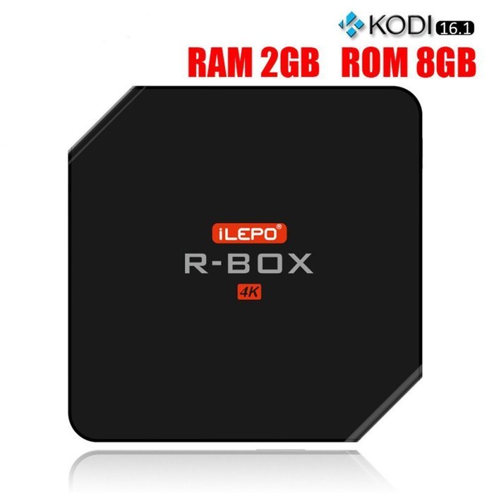R-Box Android TV box 2GB 8GB RK3229 Kodi 16.1 XBMC Bluetooth 4.0 WiFi 2.4GHz H.265 4K 60fps Streaming Media Player-iLepo... N2