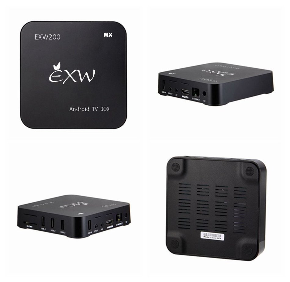 Amlogic EXW 200 Quad Core Smart TV Box With Xbmc Kodi Pre-installed Android 5.1 Kitkat System H.265 Wifi LAN Miracast... N6