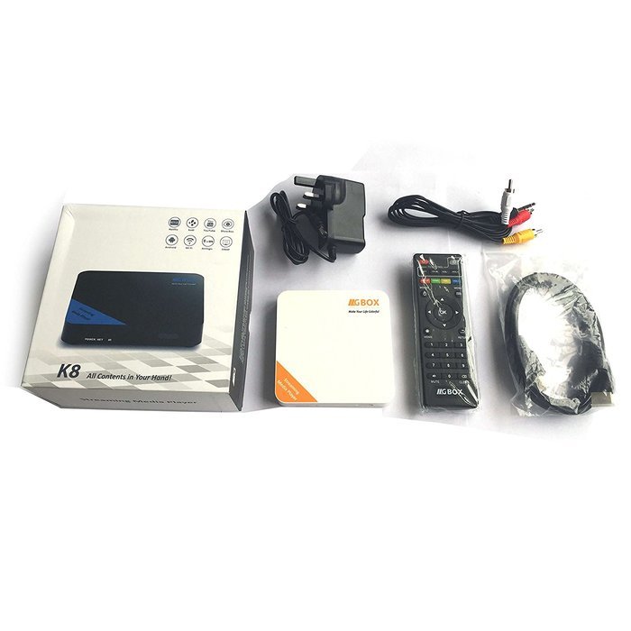 MEGACRA K8 Mini Smart TV Box with Kodi Pre-Loaded, Newest Movie/TV Show/Sports for free, Two Type of OS Support... N7