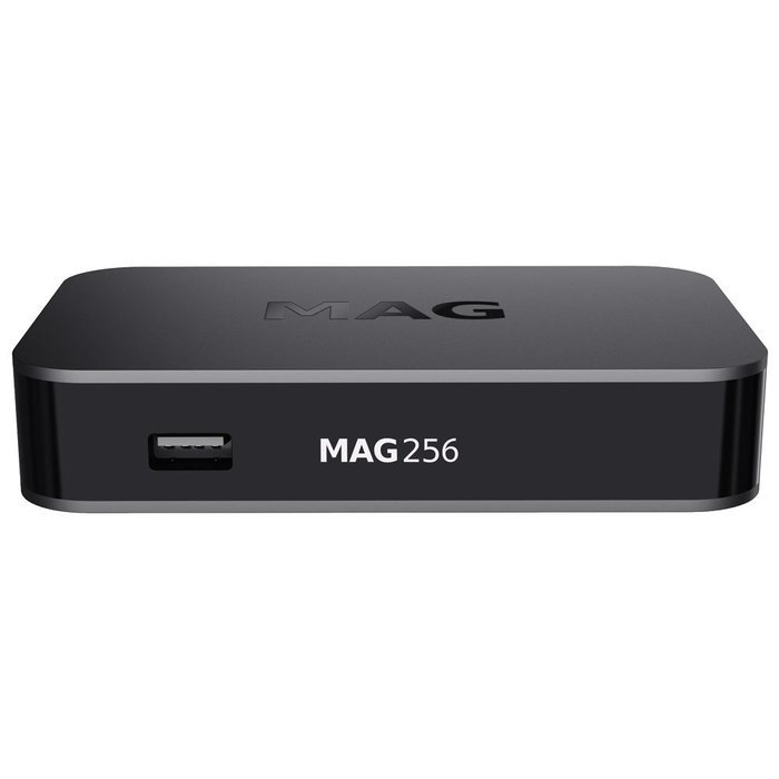 MAG 256 Original IPTV SET TOP BOX Multimedia Player Internet TV IP Receiver (HEVC H.256) faster than MAG254 N2