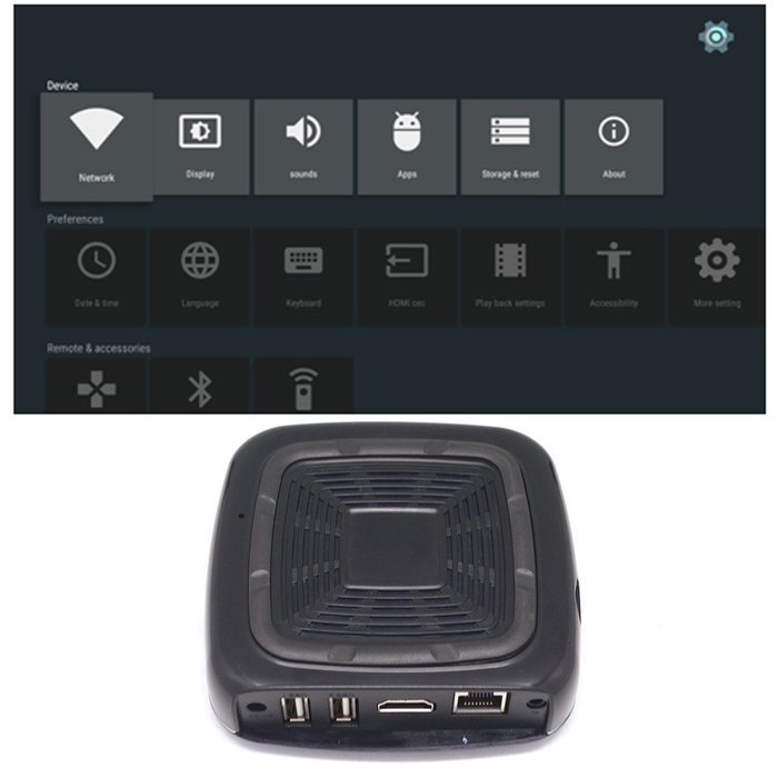 Mansy Genuine KODI(XBMC) MXproII Quad Core Fully Loaded Smart Android TV Box 1080p Hdmi 4k Free Live Sports Movies N3