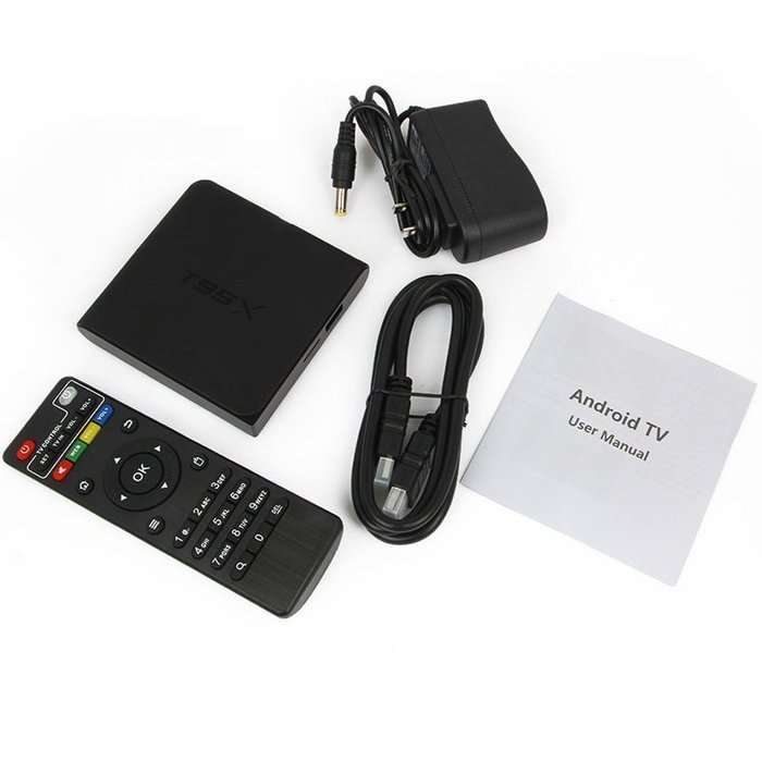 EASYTONE T95X 2GB/8GB Android 6.0 OTT Web OS Smart Android TV Box Hdmi 4K Amlogic S905X Kodi 16.1 Fully Loaded... N9