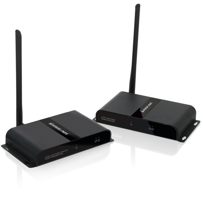 IOGEAR Ultra Long Range Wireless HDMI Transmitter and Receiver Kit -GWHDLRKIT