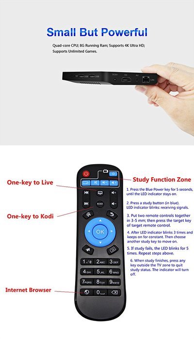 NPET A95X S905X 2GB 16GB Android 6.0 TV Box Support 4K Bluetooth Kodi 16.1 Fully Loaded-Support Ultra-Fast Running... N4