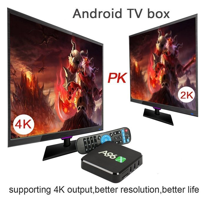[ 2017 New Arrival A96X ] Jabond Latest Android 6.0 Full Loaded KODI 17.0 Set Top 4K Android TV Box Amlogic S905X... N4