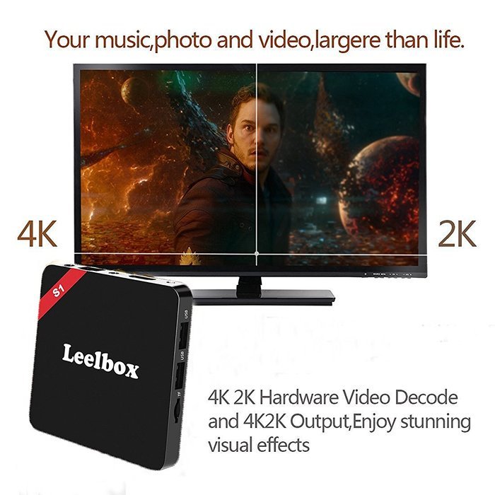 [Android 6.0] Leelbox S1 TV Box KODI 16.1 Preloaded and Unlocked with CloudTV Watch free movies Live tv S905X... N6