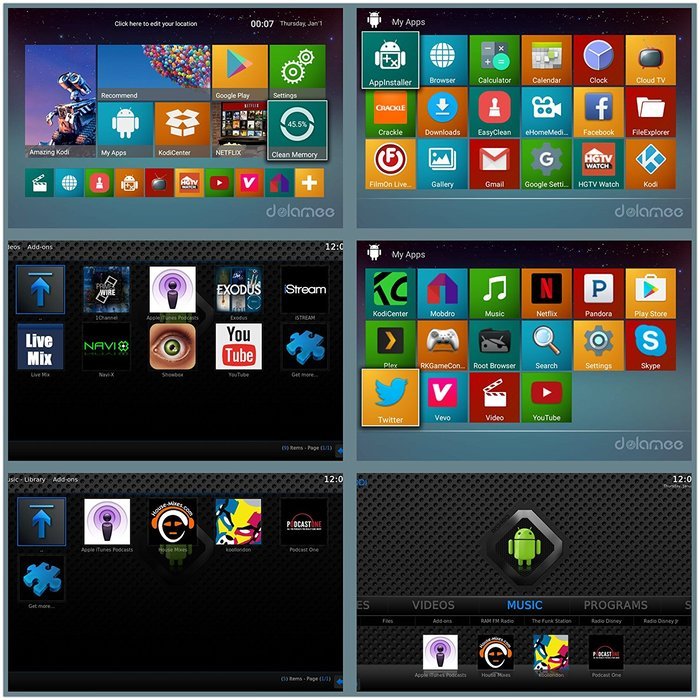 WISEWO Quad Core Smart TV Box Mini PC Streaming Media Player with XBMC/KODI Fully Loaded Streamer 1GB RAM 8GB... N16