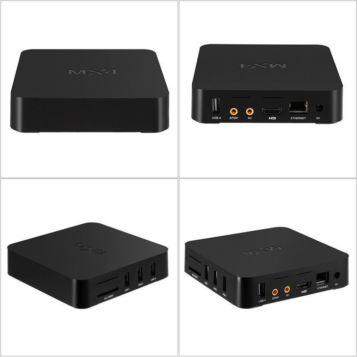 NPET MX4 Android 4.4 RK3229 Quad Core TV Box 1GB 8GB KODI Pre Installed Bluetooth Streaming Media Player N9