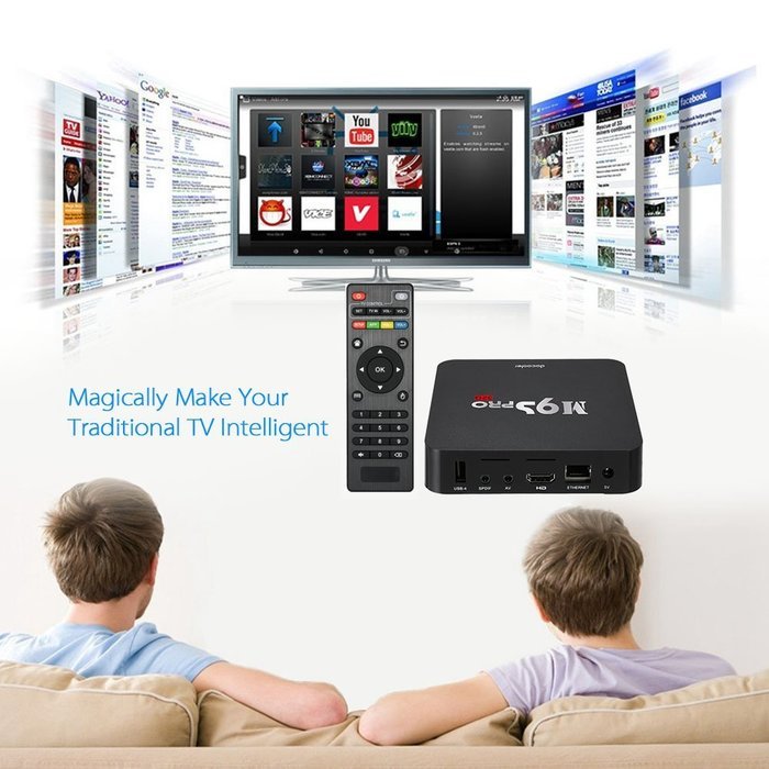 Docooler M9S-PRO Smart Android 5.1 TV Box Amlogic S905 Quad Core 3G / 32G KODI16.0 XBMC UHD 4K Mini PC WiFi H.265... N4