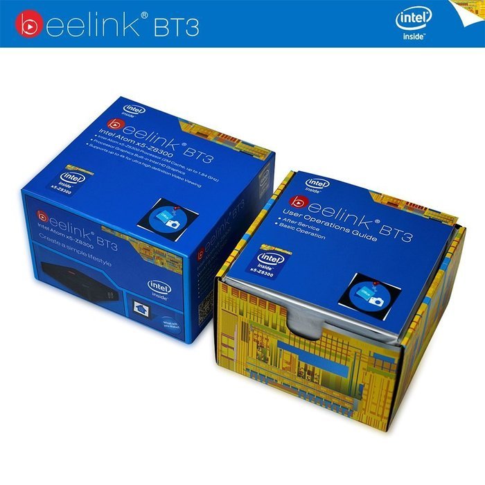 Beelink BT3 Windows 10 TV Box Intel Atom x5-Z8300 2GB/32GB Windows Box with 2.4G/5GHz Wifi BT4.0 USB3.0 1000M... N7
