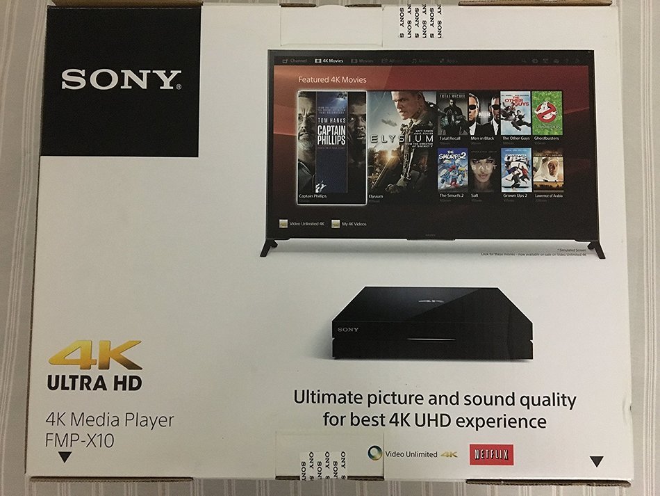 Sony FMPX10 4K Streaming Media Player Bundle FMP-X10