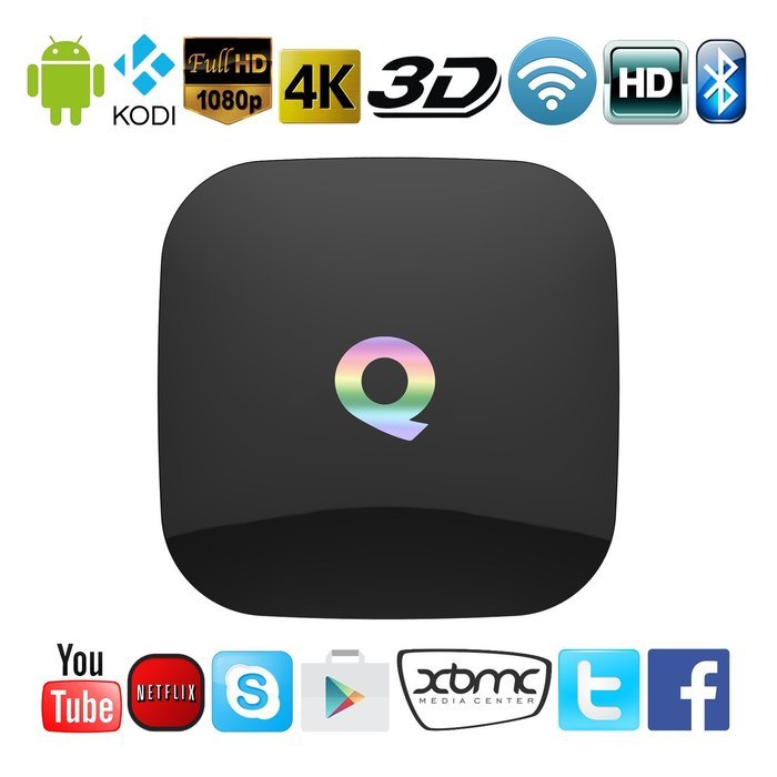 Nansii Amlogic S905 Android 5.1 TV Box Bluetooth 4.0 HD Quad-core 2GB+8GB 2.4G Wifi LAN 3D 4K with Kodi 16.0 Fully...