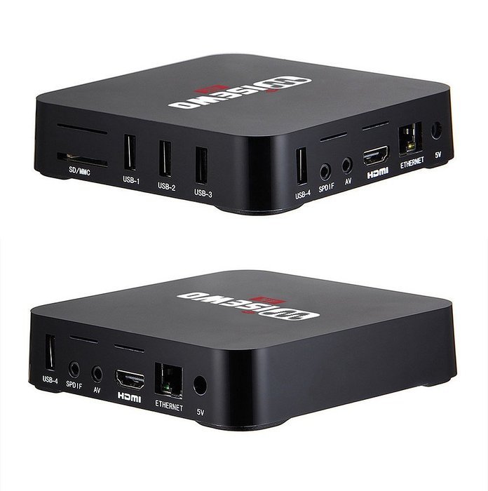 WISEWO Android TV Box (Amlogic S905 HD 4K Quad Core CPU KODI) with I8 Wireless Keyboard N2
