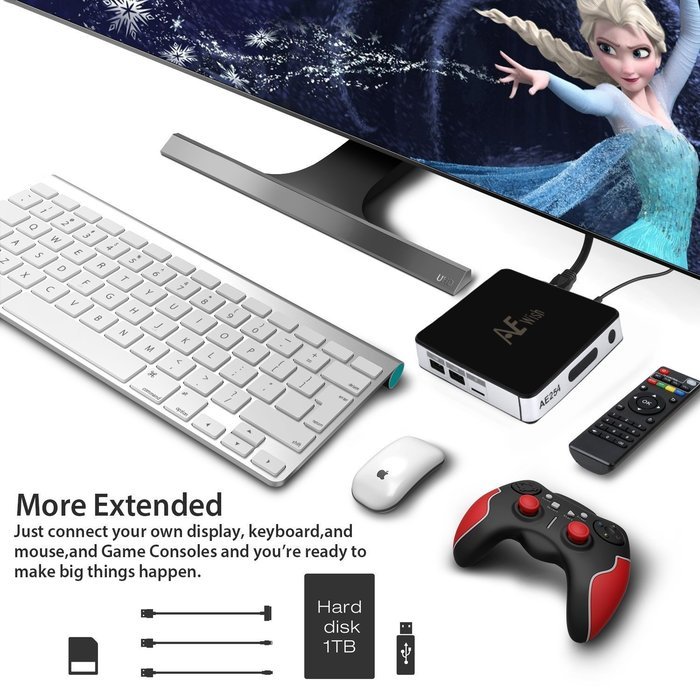Android 6.0 4K TV Box Unlocked for Streaming TV 2gb 16gb Amlogic S912 Kodi Box Fully Loaded Kodi 17.0 OTT TV Box... N5