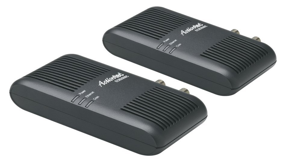 Actiontec Ethernet to Coax Adapter for Homes with Cable TV Service (ECB2500C) N2