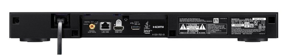Sony BDPS7200 Dual Core 3D 4K Upscaling Blu-ray Player with Wi-Fi (2014 Model) N5