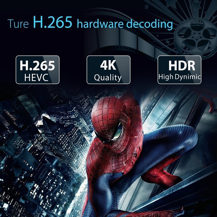 TICTID K12 Android 6.0 TV Box Amlogic S912 Octa Core [2G DDRIII/ 16G Emmc Flash] with Kodi 16.1/Dual WIFI [5G/... N5
