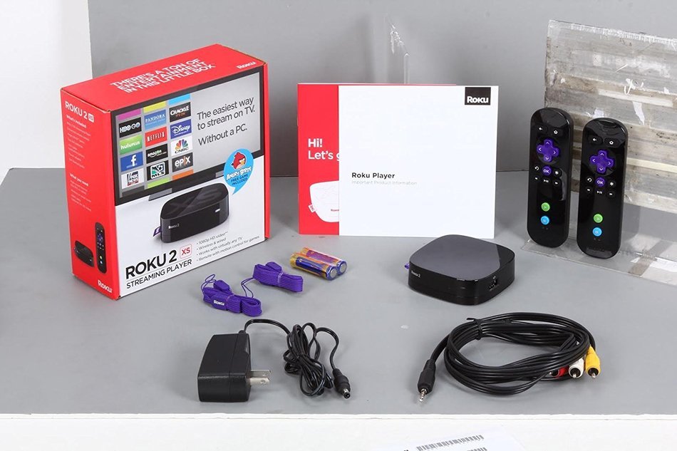Roku2 XS Premium Bundle Wireless Streaming Player w/2 game remote & motion controllers N2
