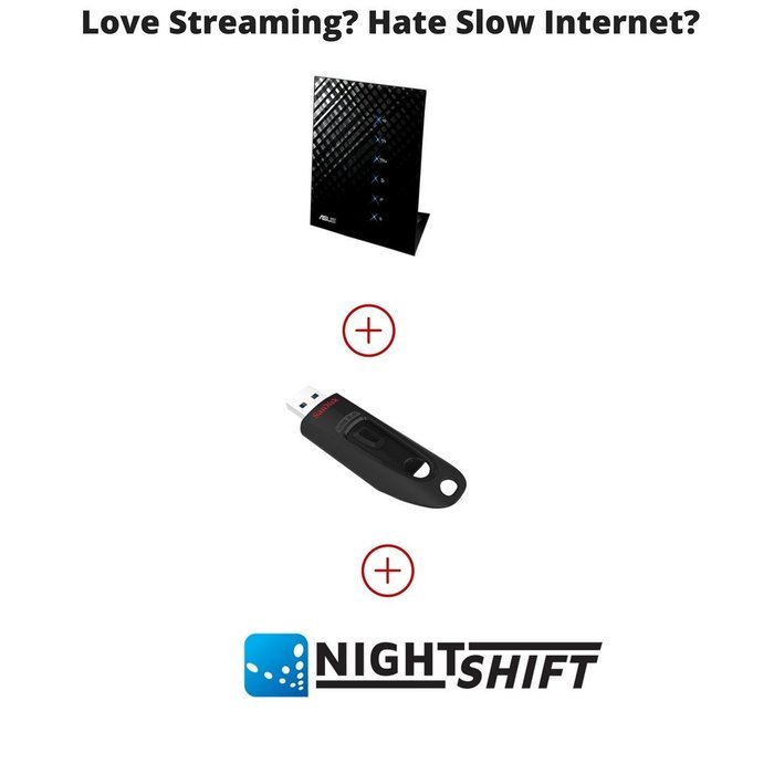 Netflix Streaming DVR Bundle of Programmed Router, Storage Device & Software N5