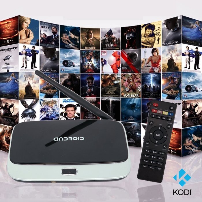 HONGTOP&reg; CS918 Quad Core Smart TV Box 2GB/16GB Android 4.4 Player Kodi16.0 Full HDMI 1080P with Remote Control...