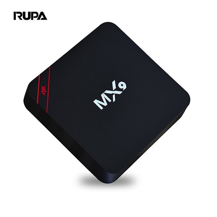 RUPA 4K MX9 PRO Android 5.1 TV Box Amlogic RK3229 2GB/16GB 1080P H.265/H.264 1000M with Kodi/XBMC Fully Loaded... N8