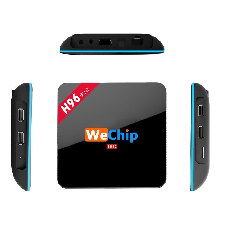 Joinwe-world WeChip H96 PRO Amlogic S912 Android TV Box Octa core ARM Cortex-A53 2G/16G Android 6.0 TV Box WiFi... N8