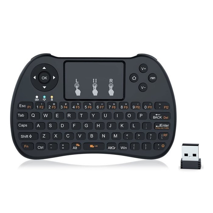 Zenoplige 2.4G H9 Wirelesss Multi-Touch Touchpad Keyboard and Mouse for PC, PAD, XBox 360, PS3, Google Android...