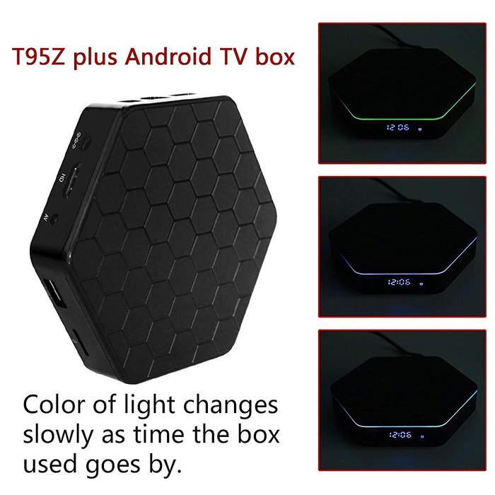 Leelbox T95Z plus S912 Octa-core CPU Android 6.0 TV Box 2GB Ram+16GB Rom WIFI 2.4G/5.0G Bluetooth Pre-installed... N7