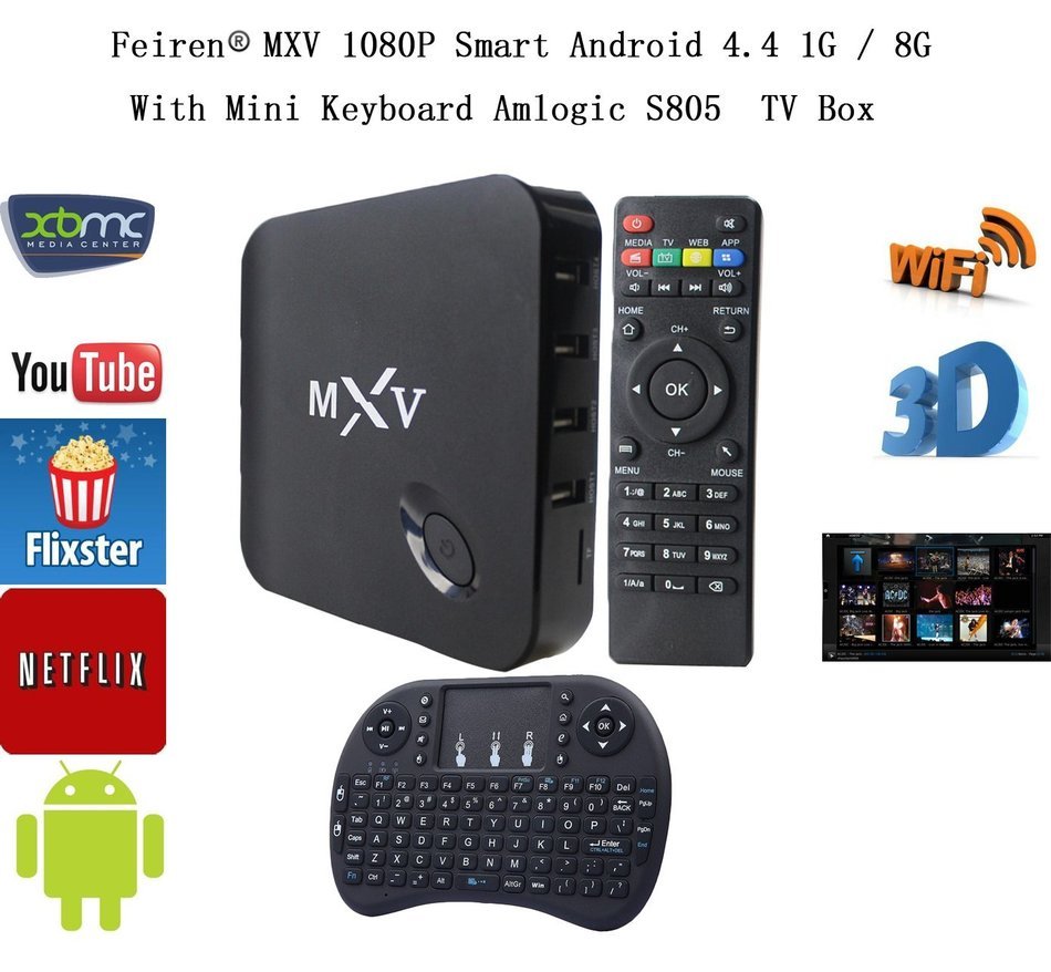 Feiren Mxv S P Smart Android Tv Box Amlogic S Quad Core