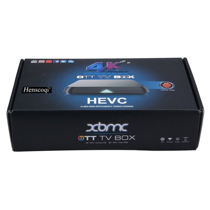 Henscoqi MXQ Amlogic S805 Android TV Box Quad Core HDMI 1.4b HD 3D 4K Wifi Android 1GB/ 8GB N10