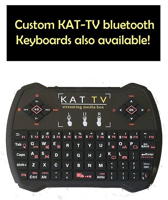 KAT-TV Elite Android HD TV Streaming box s905 2gb/8gb Jarvis with custom wizard 6 Premium subscription AddOns N2