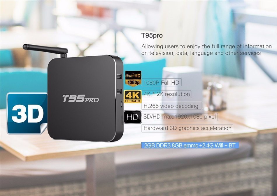 M.Way Aluminum Android 6.0 TV Box New Model Smart Box with Quad Core/2GB RAM/ 8GB Flash/4K/S905X - Bluetooth 4.0... N6