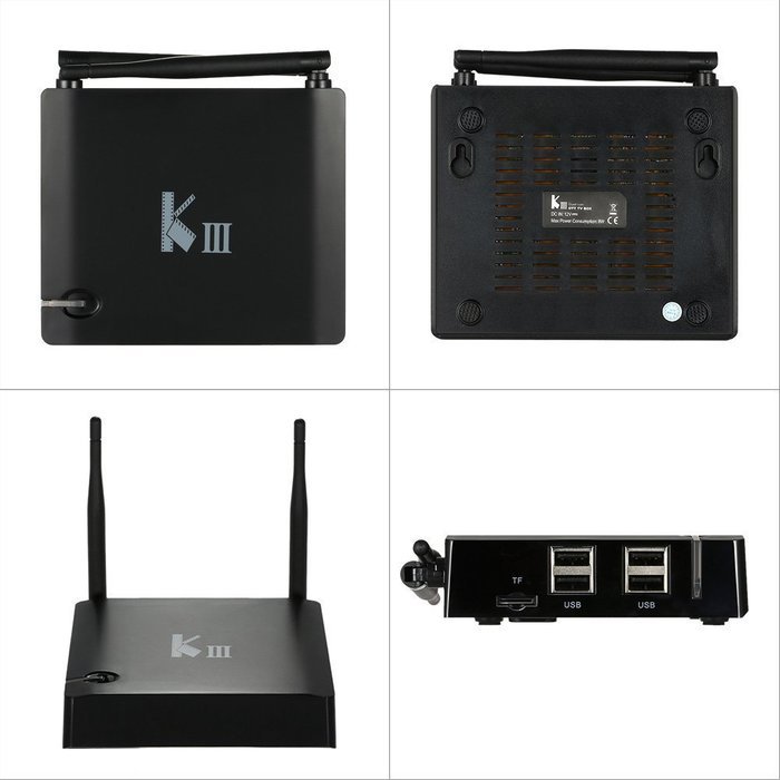 NPET KIII Android 5.1 Lollipop TV BOX Kodi 16.1 Amlogic S905 2GB 16GB 4K XBMC Wifi Streaming Media Player N2