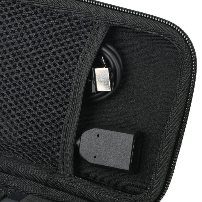 Khanka Hard Case Travel Storage Bag for Google Chromecast Digital HD HDMI Media Streamer Stick - Black N4