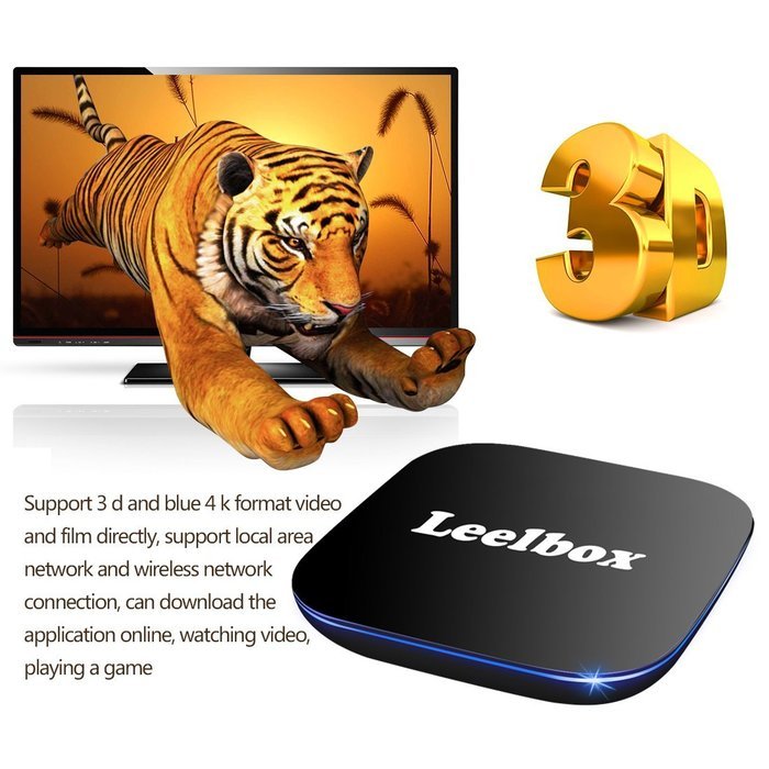 [ So Cool ] Leelbox Q3 PRO android tv box 2GB/16GB/4K android 6.0 Amlogic S905X 64bits Quad Core 2.4G/5G Dual... N5