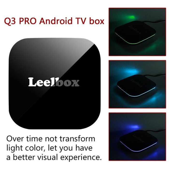 [ So Cool ] Leelbox Q3 PRO android tv box 2GB/16GB/4K android 6.0 Amlogic S905X 64bits Quad Core 2.4G/5G Dual... N8