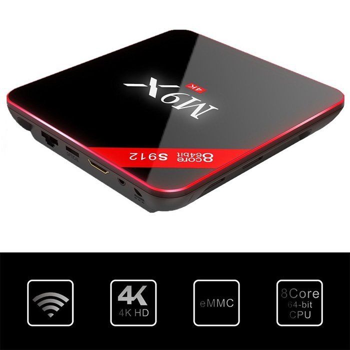 Kekilo M9X M3 TV Box Amlogic S912 Octa Core Android 6.0 Marshmallow 4K Kodi 17.0 Pre-installed 2GB/16GB Dual WiFi... N5