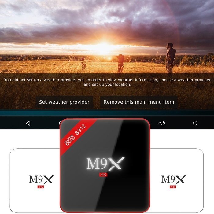 Kekilo M9X M3 TV Box Amlogic S912 Octa Core Android 6.0 Marshmallow 4K Kodi 17.0 Pre-installed 2GB/16GB Dual WiFi... N11