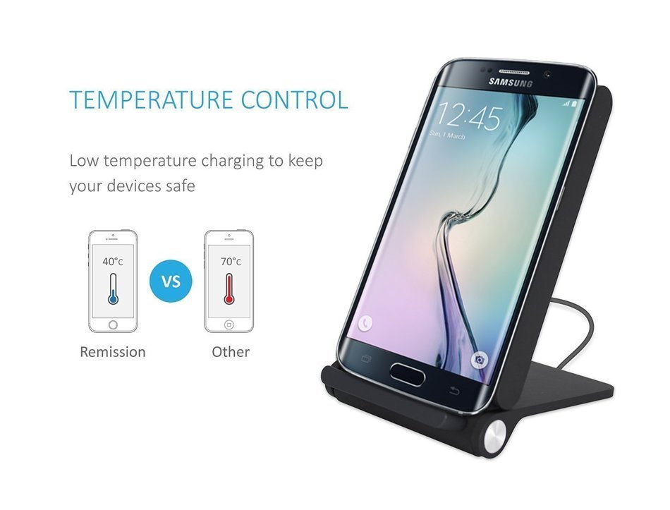 Qi Universal Wireless 3-coil Charger Receiver For Samsung, iPhone, Android, Qi Compatible Receiver - Infinite... N6