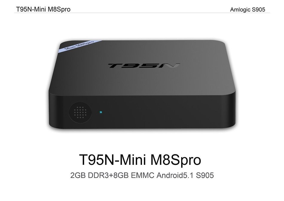 AKASO T95N Android 5.1 TV Box Kodi Fully Loaded Amlogic S905X, 2GB DDR3 8GB Flash 4K Support H.265 Streaming Media... N2