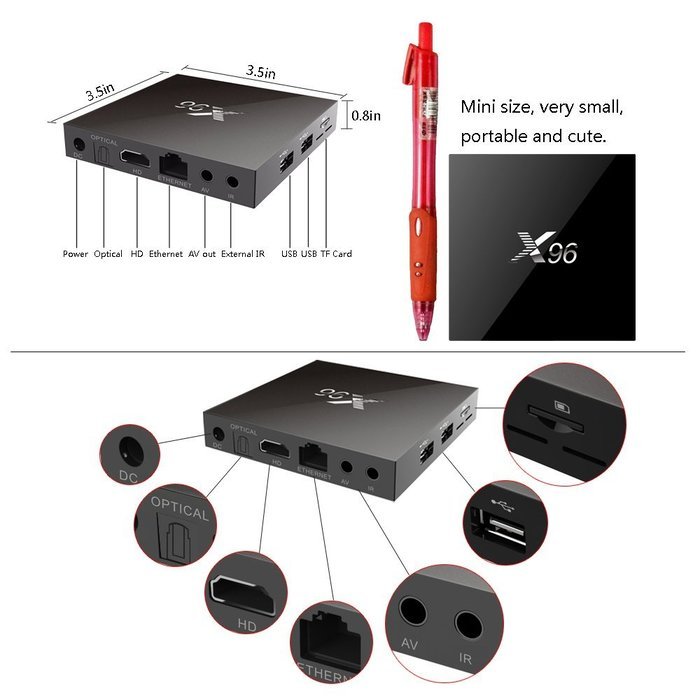 Richino Bluetooth MX Pro Android TV Box N6