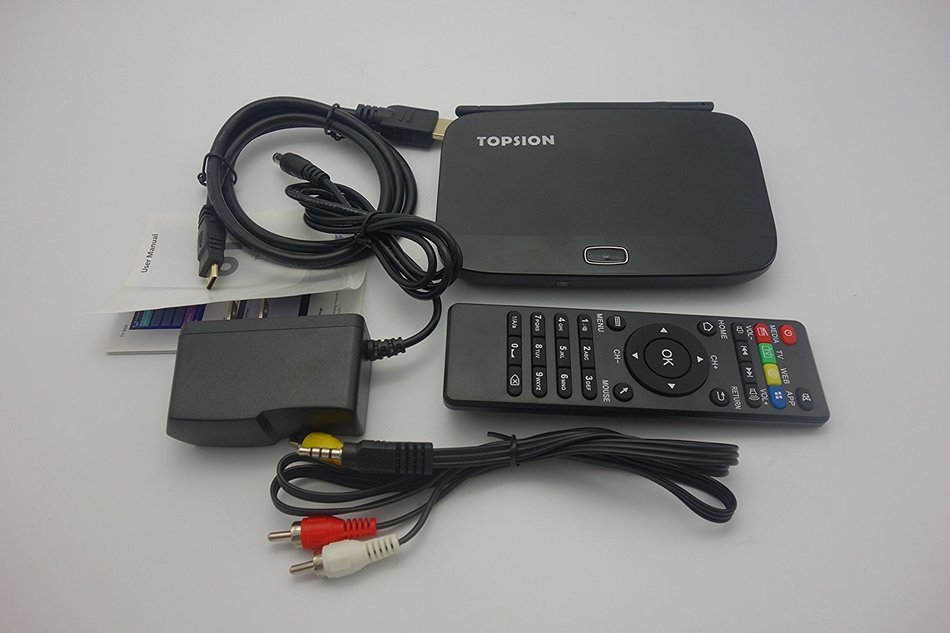 Topsion Smart Internet TV Box CS918 Android 4.4 Quad Core 2GB/8GB Google Streaming Media Player Full HDMI Support... N9